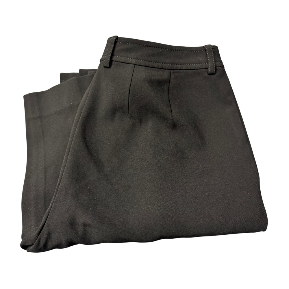 St. John Pants Womens 0 (27x30 ACTUAL) Caviar Jennifer Black Dress‎ Trousers